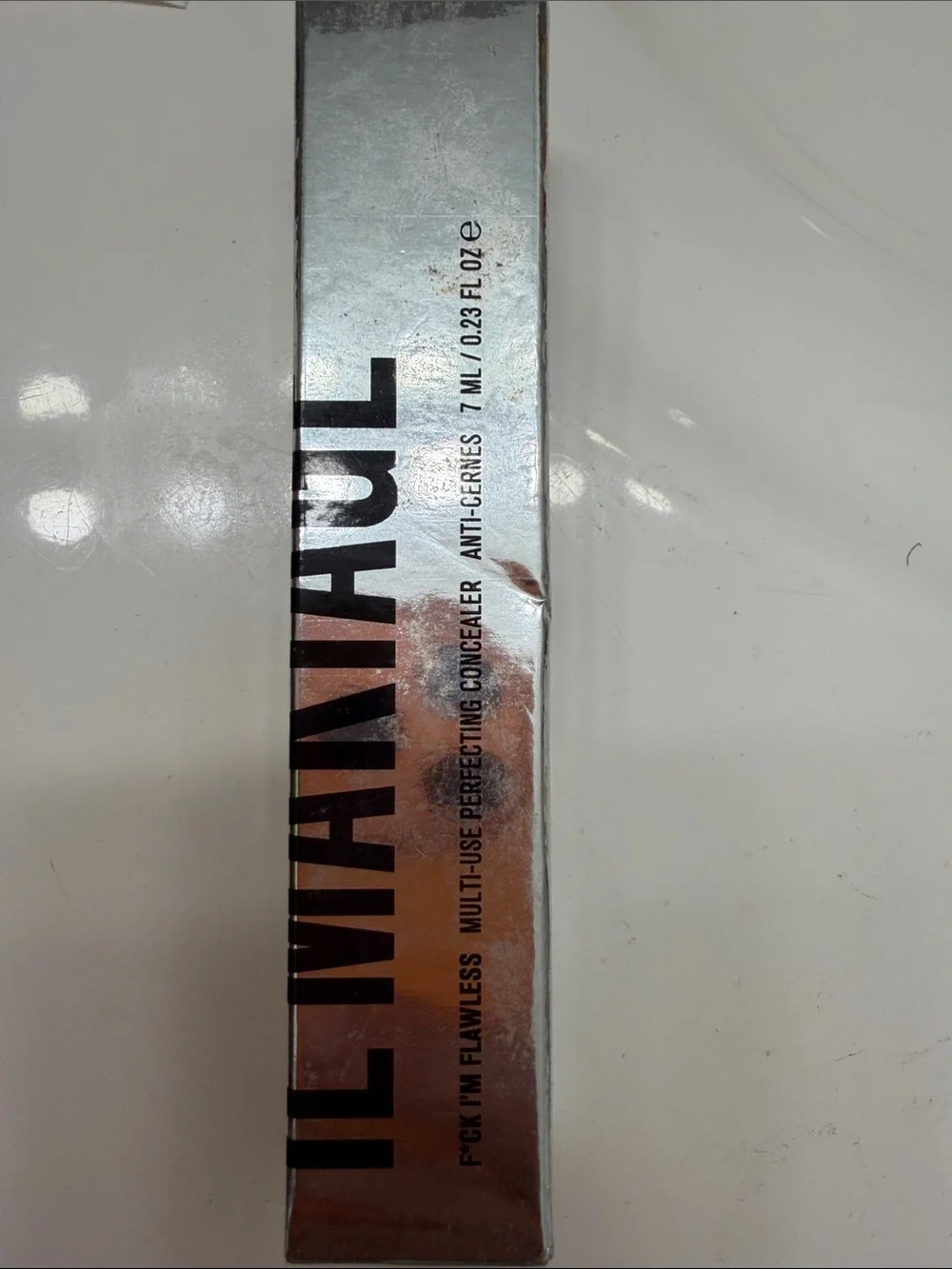 Fenty Beauty Metallic Rose Gold Box with Black Logo